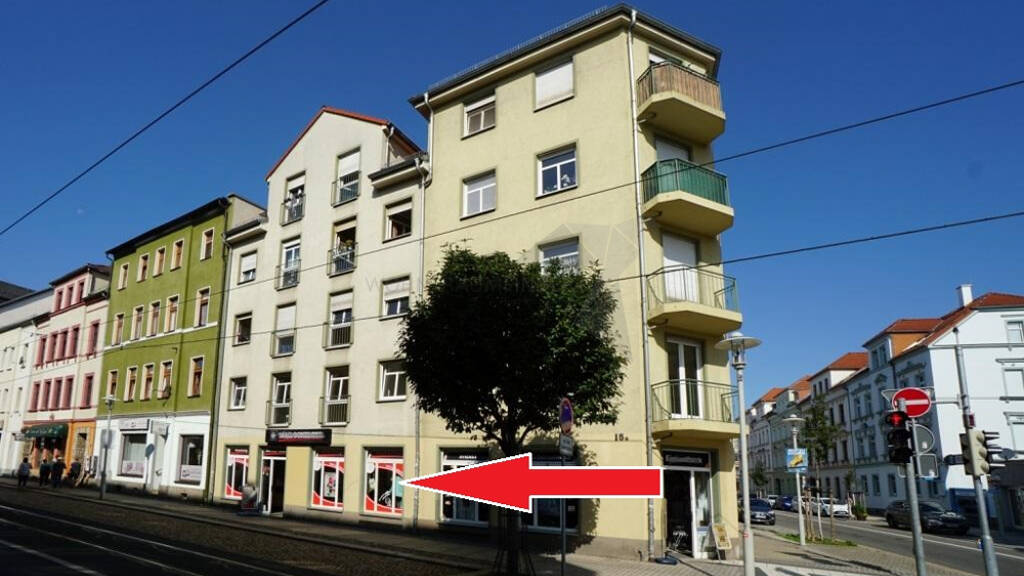 Verkaufsfläche zur Miete 670 € 1 Zimmer 98,6 m² Verkaufsfläche Bosestraße 15a Innenstadt Zwickau 08056