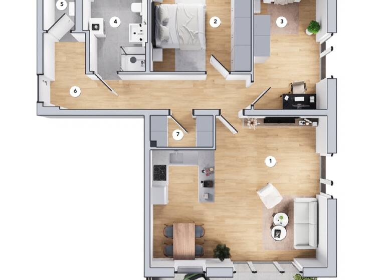 Wohnung zum Kauf - Neubau 607.000 € 3 Zimmer 93,4 m²<br/>Wohnfläche 15.12.2025<br/>Verfügbarkeit Feichten Isen 84424