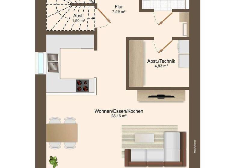 Reihenendhaus zum Kauf - Erstbezug 427.000 € 3 Zimmer 84,3 m² 285,5 m² Grundstück Moisburg 21647