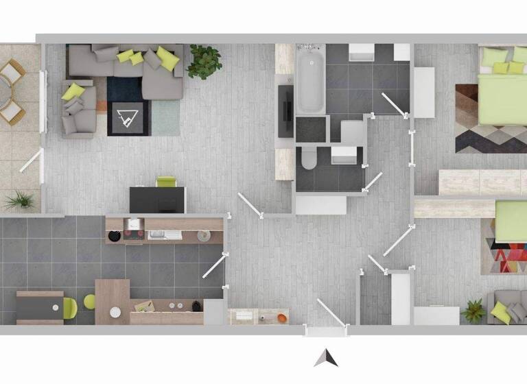 Wohnung zum Kauf 298.000 € 3,5 Zimmer 94 m² 4. Geschoss Waiblingen 71334