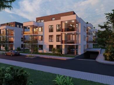 Penthouse zum Kauf - Neubau provisionsfrei 2 Zimmer 50,2 m² Dachgeschoss Siegmeer 8 Hauingen Lörrach 79541