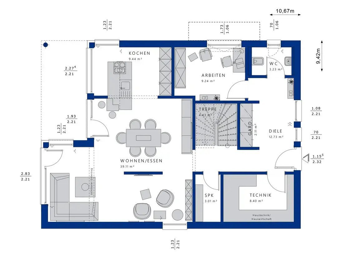 Haus zum Kauf 658.889 € 6 Zimmer 161 m²<br/>Wohnfläche 465 m²<br/>Grundstück Innenstadt - West 2 Worms 67549