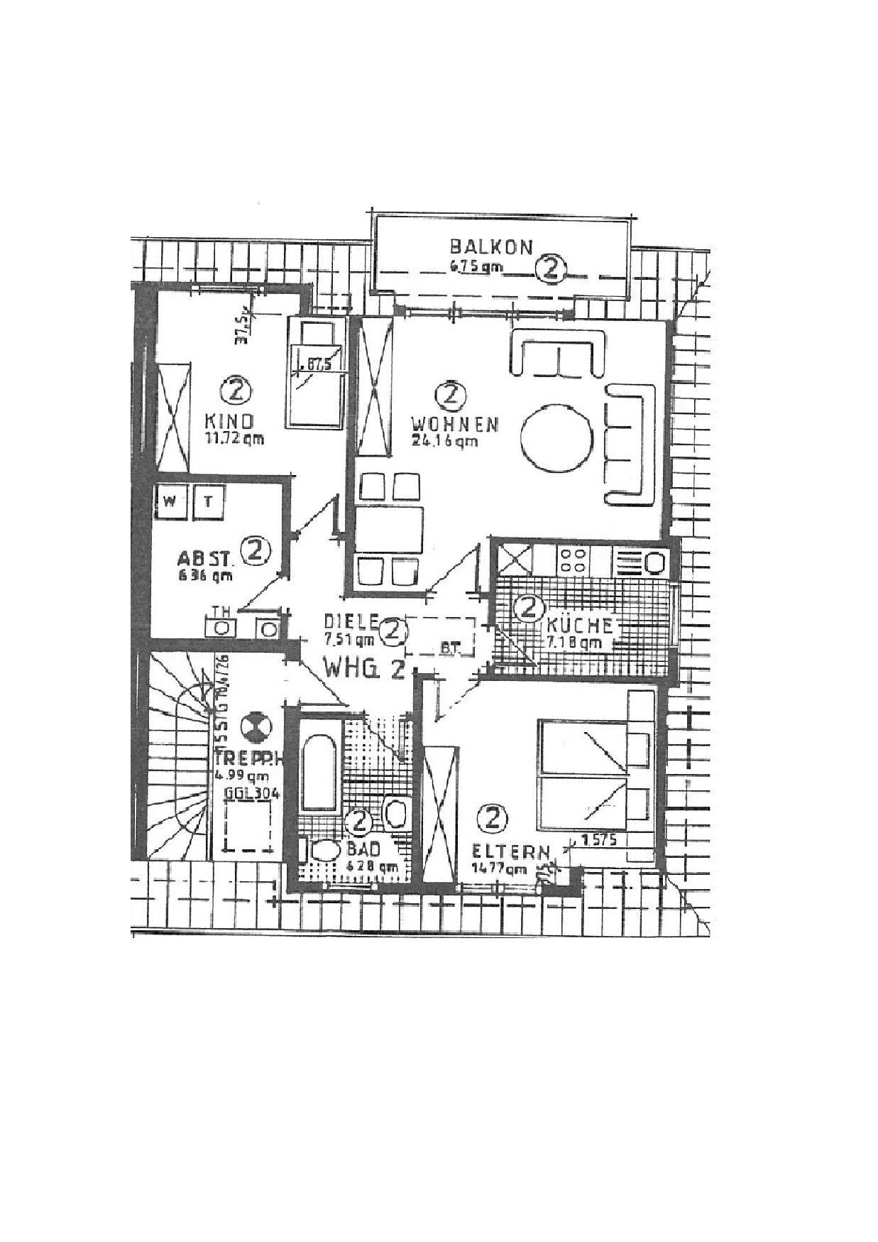 Wohnung zur Miete 790 € 3 Zimmer 90 m²<br/>Wohnfläche 1.<br/>Geschoss ab sofort<br/>Verfügbarkeit Elmeloh I Ganderkesee 27777