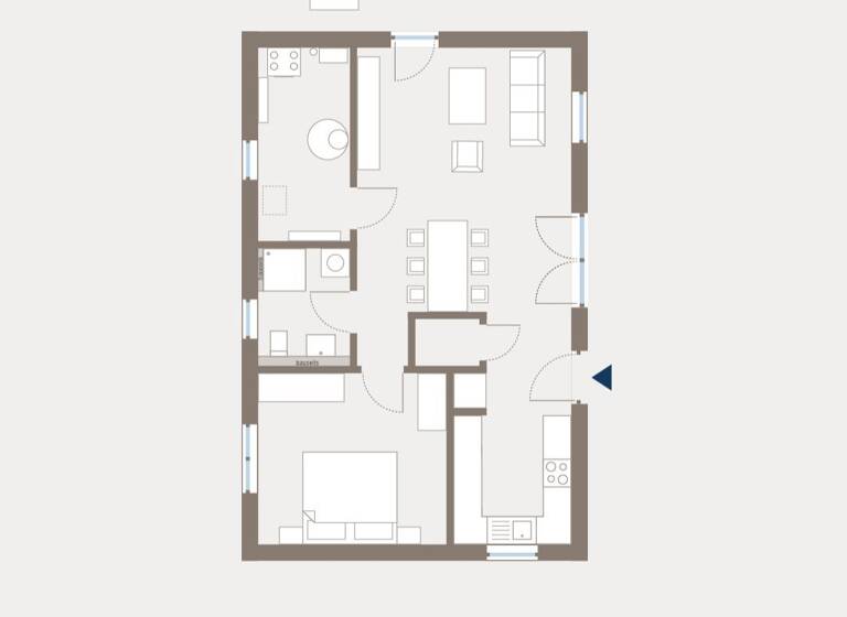 Bungalow zum Kauf 329.965 € 1 Zimmer 66,9 m² 399 m² Grundstück Bergtheim Bergheim 97241