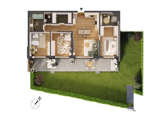 Wohnung zum Kauf - Neubau provisionsfrei 525.000 € 4 Zimmer 96 m² EG Franz-Prantl-Park 1 Jenbach 6200