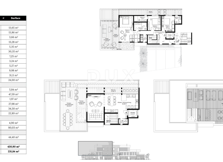 Wohnung zum Kauf 1.808.352 € 4 Zimmer 1. Geschoss Nin 23232
