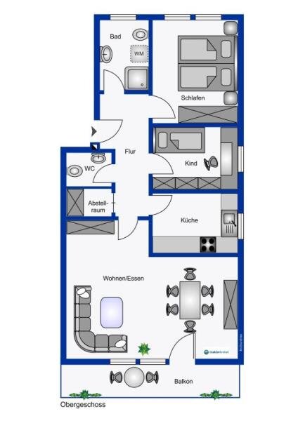 Wohnung zum Kauf 227.000 € 3 Zimmer 73 m²<br/>Wohnfläche Esens Esens 26427