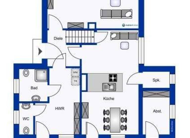 Einfamilienhaus zum Kauf 235.000 € 3 Zimmer 120 m² 752 m² Grundstück Esens 26427