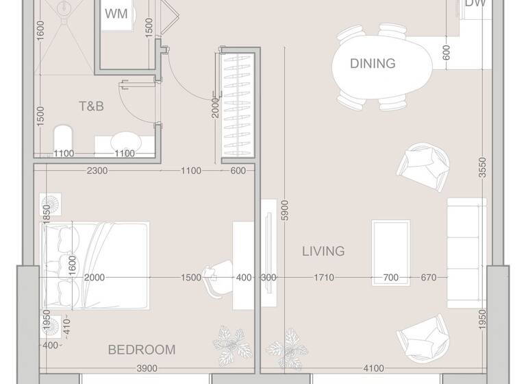 Wohnung zum Kauf provisionsfrei 337.939 € 2 Zimmer 87,7 m² Dubai 00000