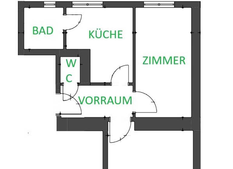 Wohnung zum Kauf 109.000 € 2 Zimmer 5. Geschoss Bahnhofgürtel 57a Lend Graz 8020