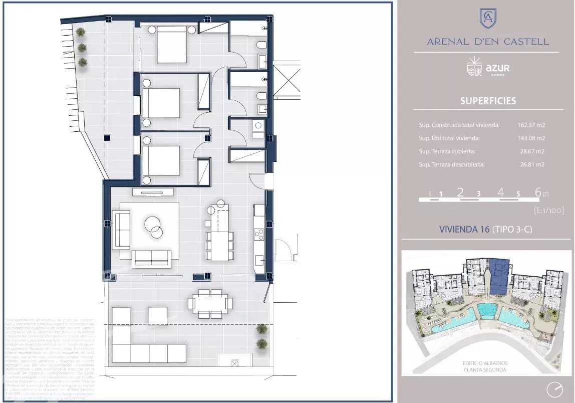 Studio zum Kauf provisionsfrei 495.000 € 3 Zimmer 102,1 m²<br/>Wohnfläche 2.<br/>Geschoss Es Mercadal 07740