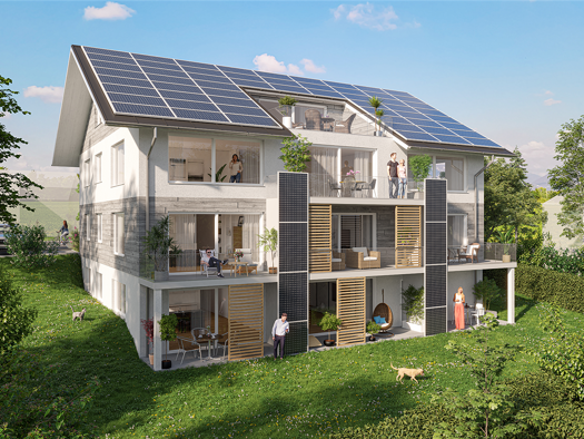 Wohnung zur Miete - Erstbezug als Kapitalanlage geeignet 720 € 1,5 Zimmer 58 m² Volkertshausen 78269