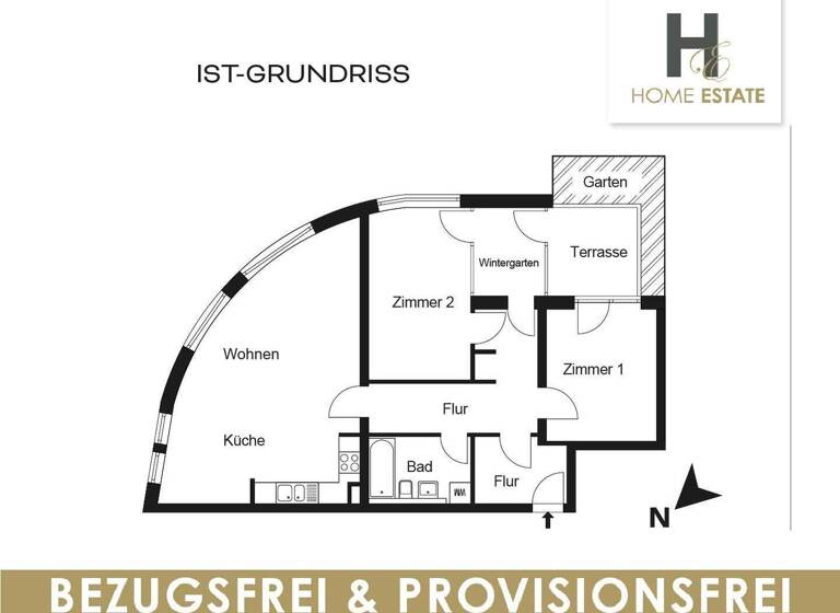 Terrassenwohnung zum Kauf provisionsfrei 320.000 € 4 Zimmer 90 m² EG frei ab sofort An den Eichen 2 Ruhlsdorf Teltow 14513