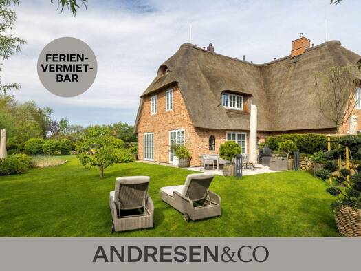 Doppelhaushälfte zum Kauf 2.590.000 € 4 Zimmer 138 m² 1.577 m² Grundstück Archsum Sylt-Ost 25980