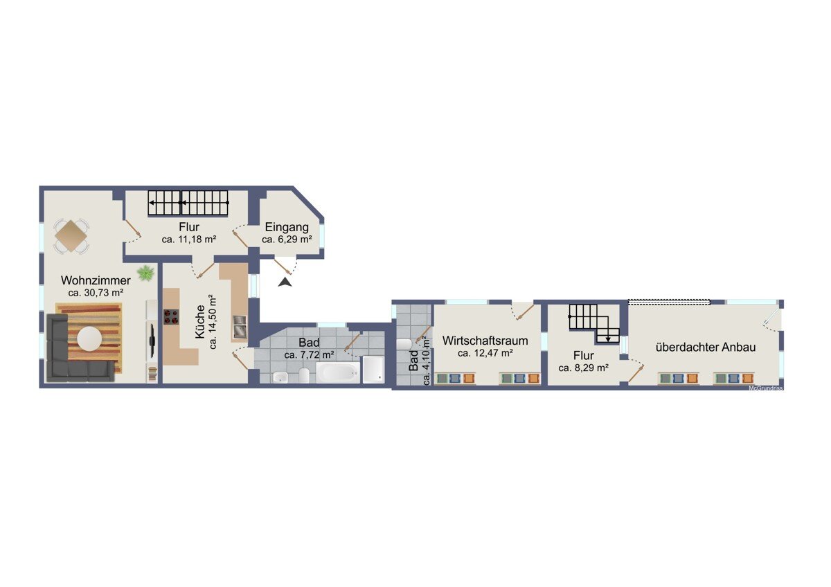 Doppelhaushälfte zum Kauf 200.000 € 5 Zimmer 180 m²<br/>Wohnfläche 386 m²<br/>Grundstück Bitterfeld Bitterfeld 06749