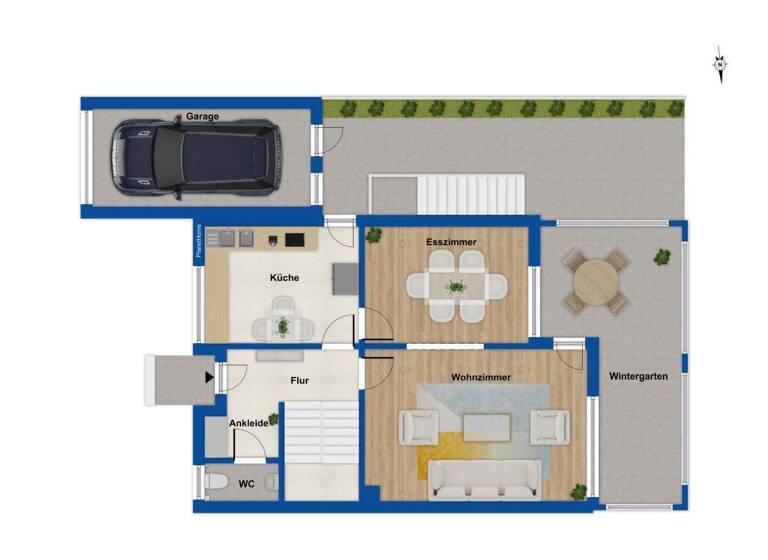 Doppelhaushälfte zum Kauf 350.000 € 5 Zimmer 107 m² 376 m² Grundstück Scholven Gelsenkirchen 45896