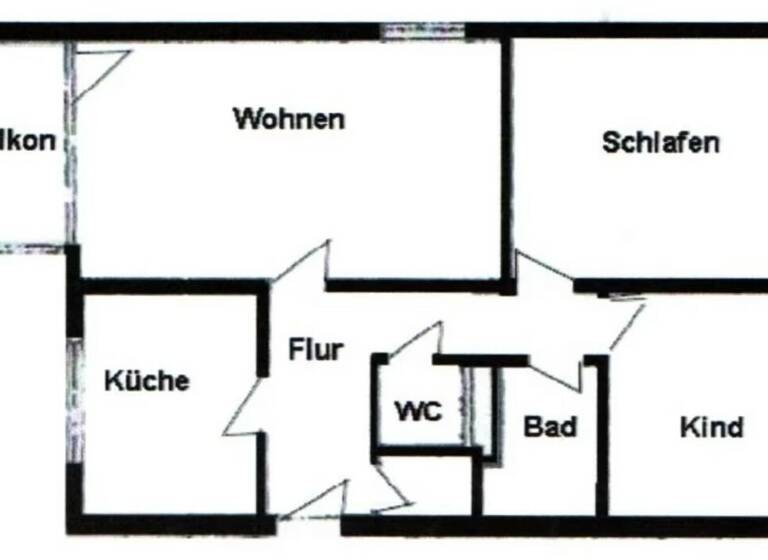 Wohnung zum Kauf 166.000 € 3 Zimmer 69 m² 1. Geschoss Hacklberg Passau 94034