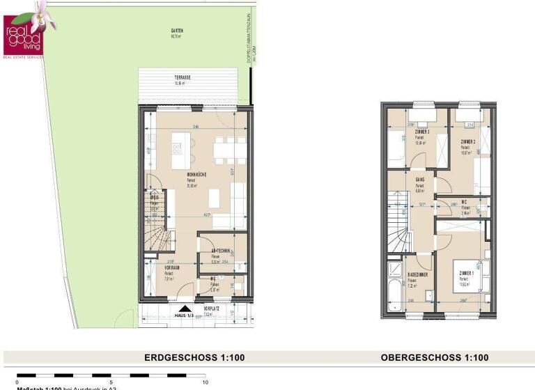 Reihenmittelhaus zum Kauf 459.000 € 4 Zimmer 100,6 m² Rehberg 3500