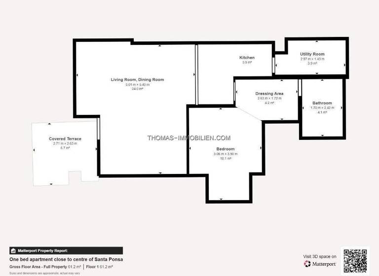 Wohnung zum Kauf 350.000 € 2 Zimmer 59 m² Santa Ponsa 07180