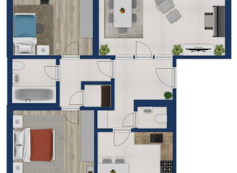 Wohnung zur Miete 1.235 € 3 Zimmer 95 m² 5. Geschoss Ostlandstraße 56 Weiden Köln 50858