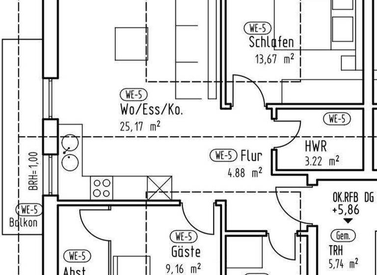Wohnung zum Kauf provisionsfrei 227.500 € 3 Zimmer 65 m² 2. Geschoss Römerstr., 42 Rülzheim 76761