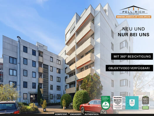 Studio zum Kauf 170.000 € 1 Zimmer 41,5 m² 2. Geschoss Durlach Karlsruhe 76227