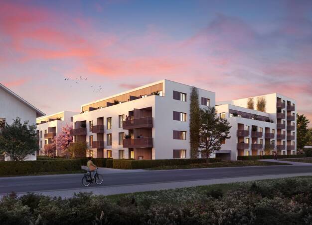 Wohnung zum Kauf - Neubau provisionsfrei 438.000 € 3 Zimmer 74,2 m² 1. Geschoss Höfen Nürnberg 90431