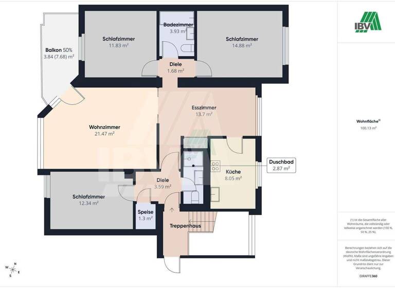 Wohnung zum Kauf 249.000 € 4 Zimmer 100 m² 2. Geschoss Amberg 92224