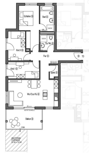 Wohnung zum Kauf provisionsfrei 619.900 € 4 Zimmer 93,8 m²<br/>Wohnfläche Beethovenstraße 64 Ludwigsburg - Ost Ludwigsburg 71640