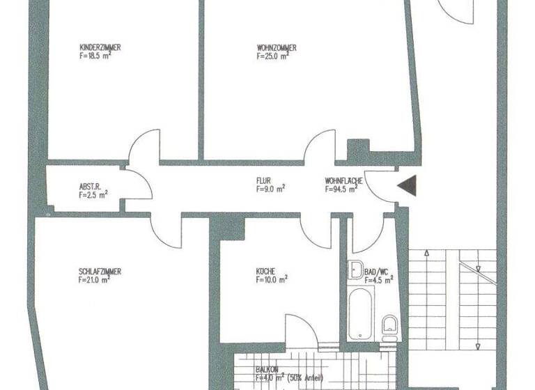 Wohnung zum Kauf 260.000 € 3 Zimmer 94,5 m² EG Elberfeld Wuppertal 42115