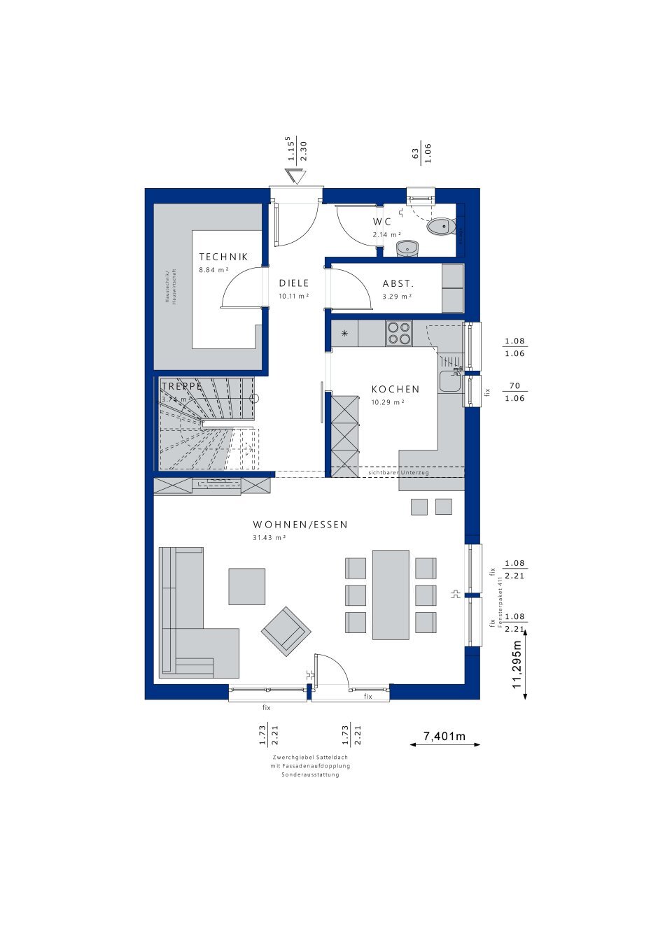 Doppelhaushälfte zum Kauf provisionsfrei 473.372 € 6 Zimmer 171 m²<br/>Wohnfläche 288 m²<br/>Grundstück Heddesheim 68542