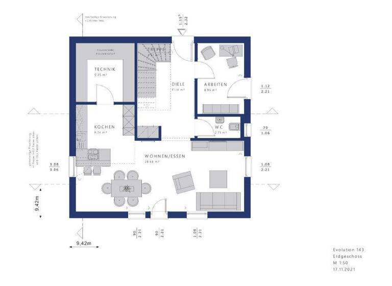 Einfamilienhaus zum Kauf 383.421 € 5 Zimmer 145 m² 1.500 m² Grundstück Alsleben Alsleben (Saale) 06425