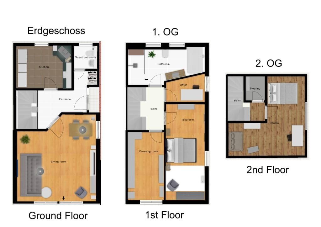 Wohnung zur Miete Wohnen auf Zeit 4.678 € 5 Zimmer 130 m²<br/>Wohnfläche ab sofort<br/>Verfügbarkeit Brückerfeldstraße Vogelsang Neuss 41462