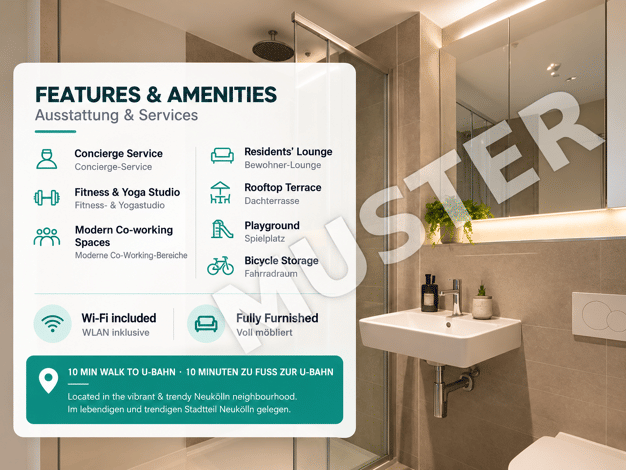 Wohnung zur Miete 981 € 1 Zimmer 28 m² 3. Geschoss frei ab sofort Neukölln Berlin 12347