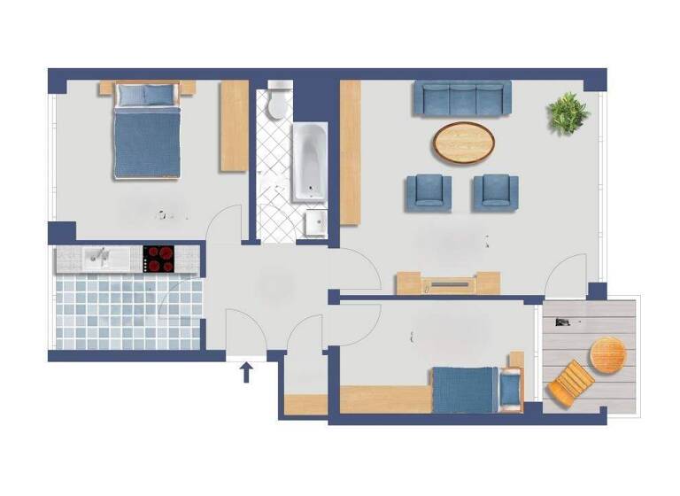Wohnung zum Kauf provisionsfrei 239.900 € 3 Zimmer 71 m² EG Brühler Weg 65 Büderich Meerbusch 40667