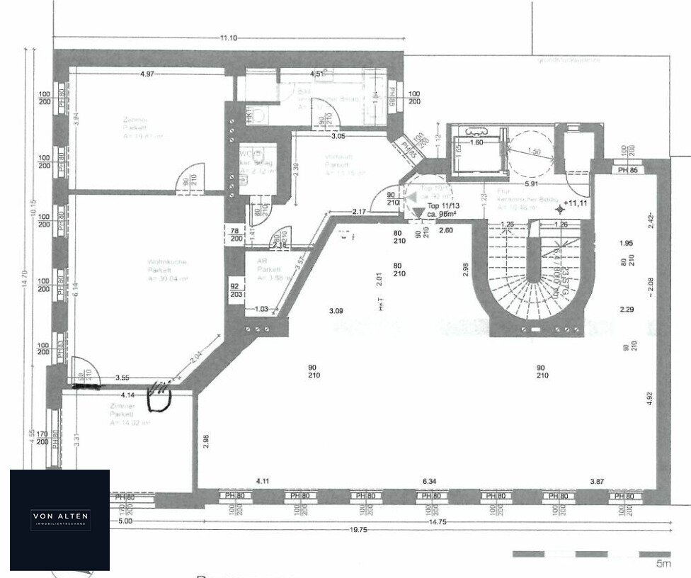 Wohnung zum Kauf 518.000 € 3 Zimmer 90 m²<br/>Wohnfläche 3.<br/>Geschoss Wien 1050