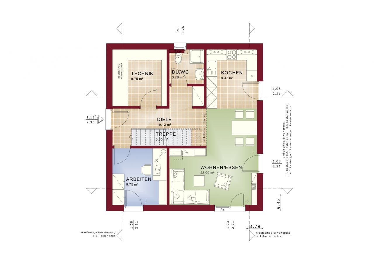 Einfamilienhaus zum Kauf provisionsfrei 394.397 € 5 Zimmer 135,2 m²<br/>Wohnfläche 1.005 m²<br/>Grundstück Kronweiler 55767