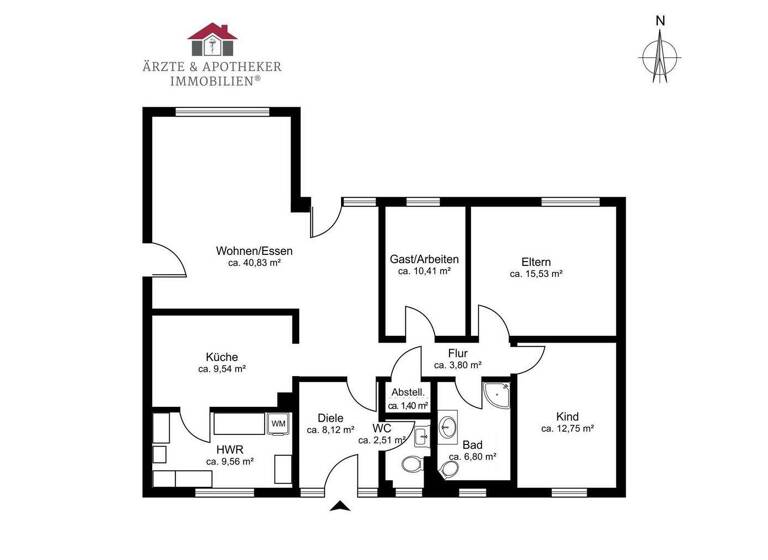 Einfamilienhaus zum Kauf 4 Zimmer 121,8 m² 1.200 m² Grundstück Mechtersen 21358