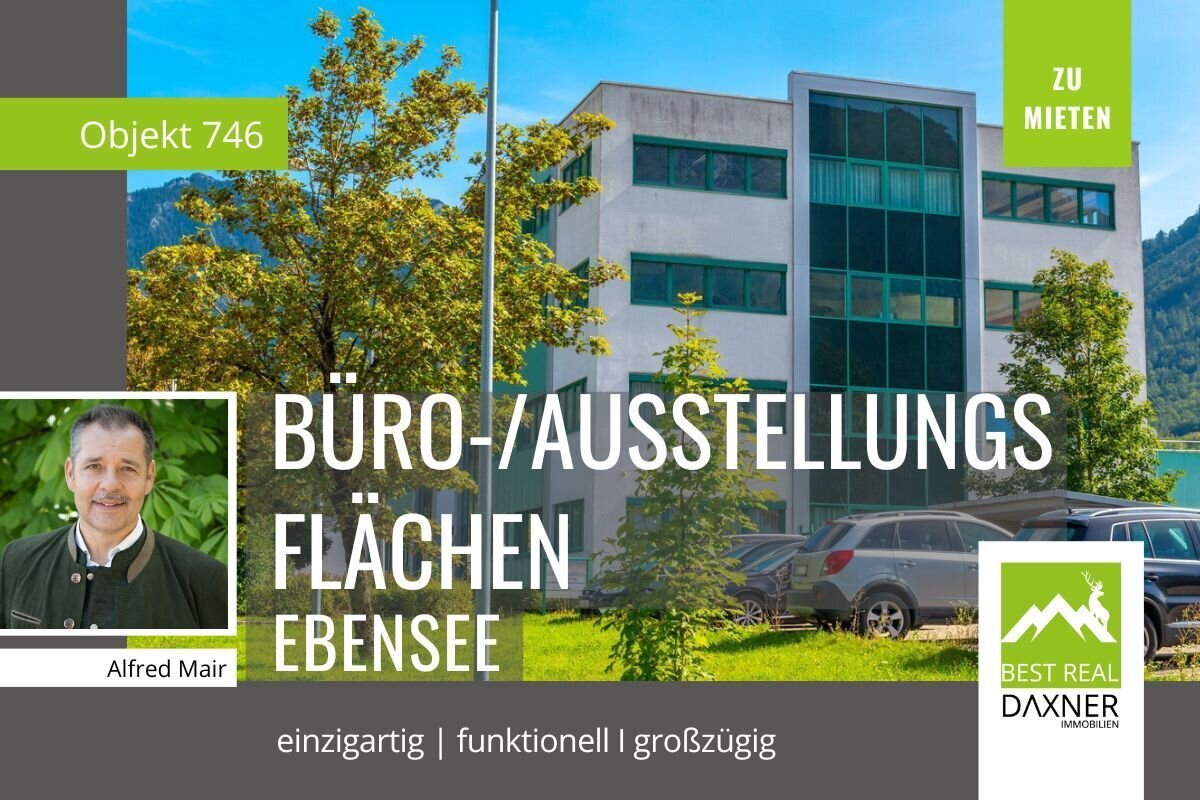 Bürofläche zur Miete 9.840 € 1.230 m²<br/>Bürofläche Ebensee 4802