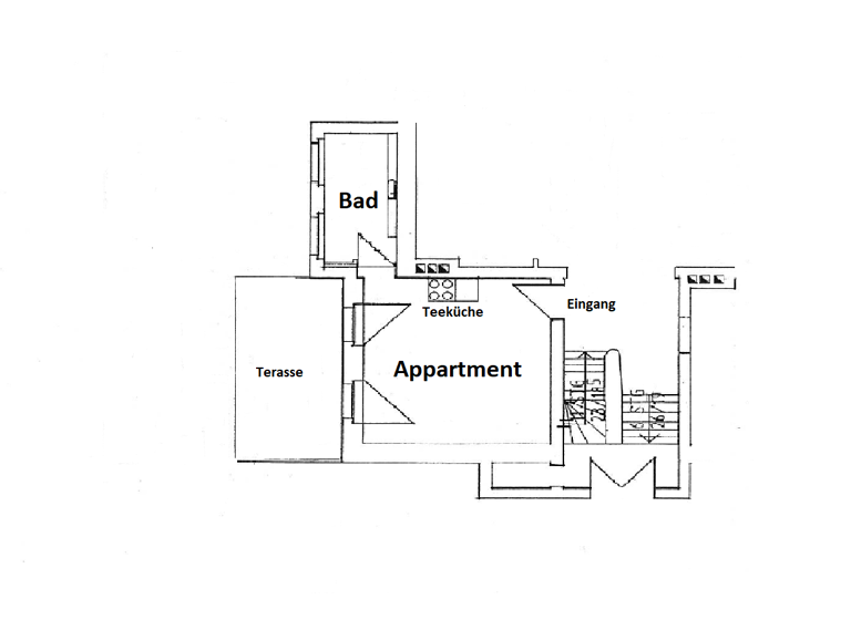 Studio zur Miete 220 € 1 Zimmer 24,4 m² frei ab 01.05.2026 Burgstraße 11 Eisenach 99817