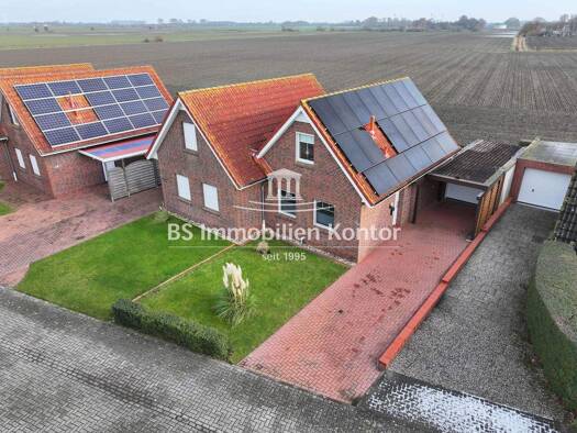 Doppelhaushälfte zum Kauf 239.000 € 3 Zimmer 65 m² 181 m² Grundstück Upleward Krummhörn 26736