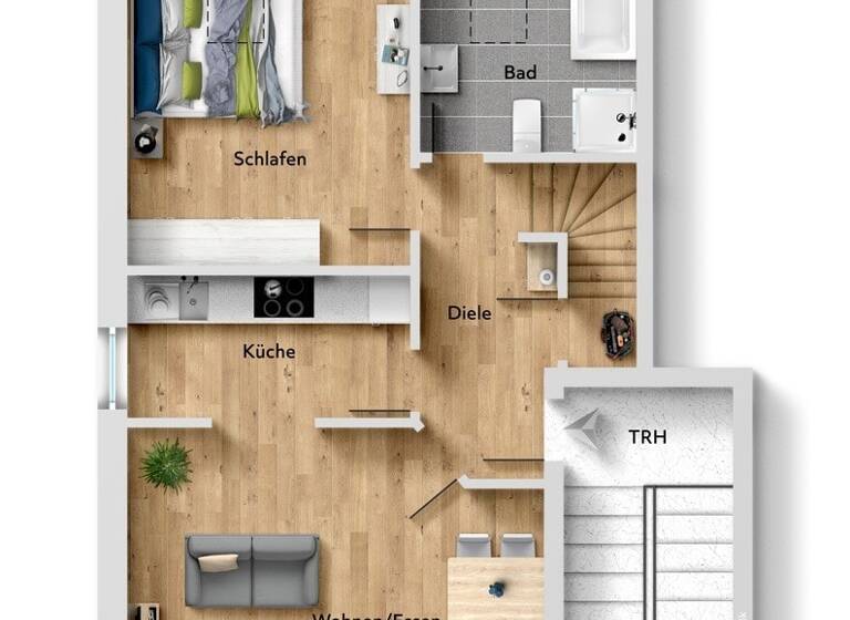 Maisonette zum Kauf 299.000 € 3 Zimmer 75,7 m²<br/>Wohnfläche Werder (Havel) Werder 14542