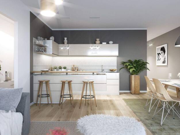 Wohnung zum Kauf - Neubau provisionsfrei 589.000 € 3 Zimmer 90 m² 1. Geschoss frei ab sofort Wörthstraße 45b Eltville Eltville am Rhein 65343