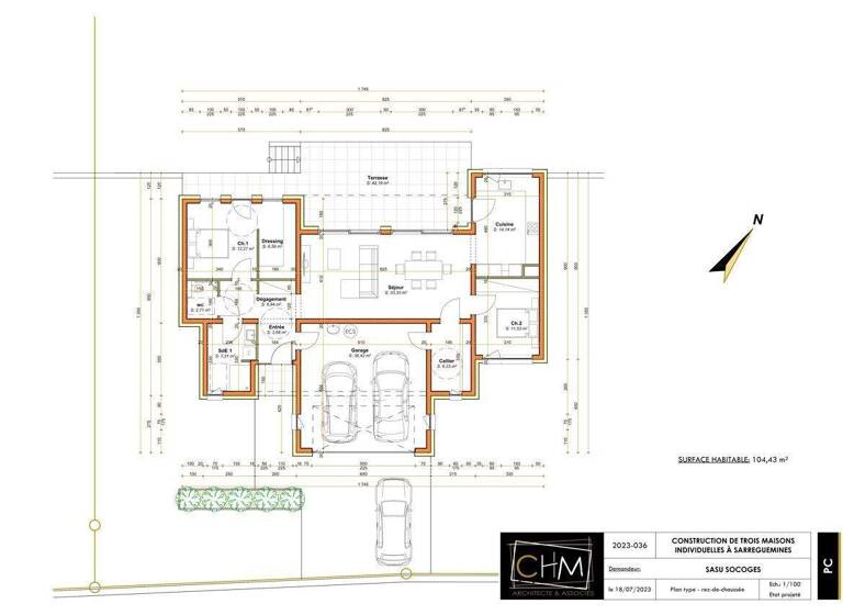 Einfamilienhaus zum Kauf - Erstbezug 399.000 € 3 Zimmer 105 m² 800 m² Grundstück Blies  Sarreguemines 57200