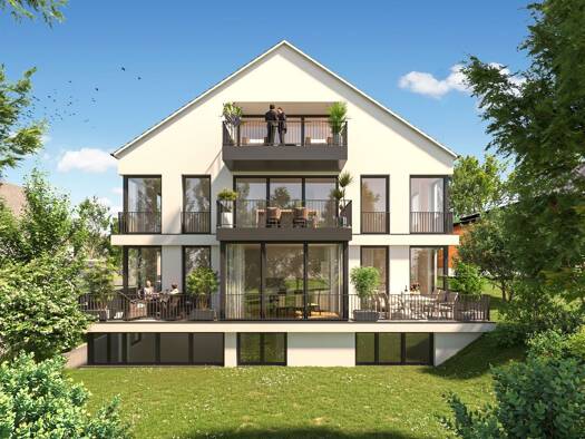 Wohnung zum Kauf - Neubau provisionsfrei 699.000 € 3 Zimmer 105,6 m² Elisabethenhain 22 Bad Vilbel Bad Vilbel 61118