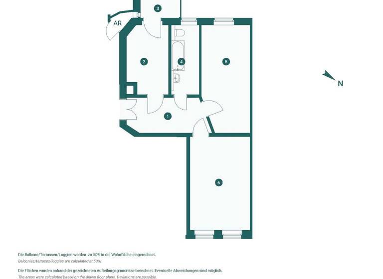 Wohnung zum Kauf provisionsfrei 231.000 € 2 Zimmer 60 m² 3. Geschoss Schwarzackerstraße 11 Stötteritz Leipzig 04299