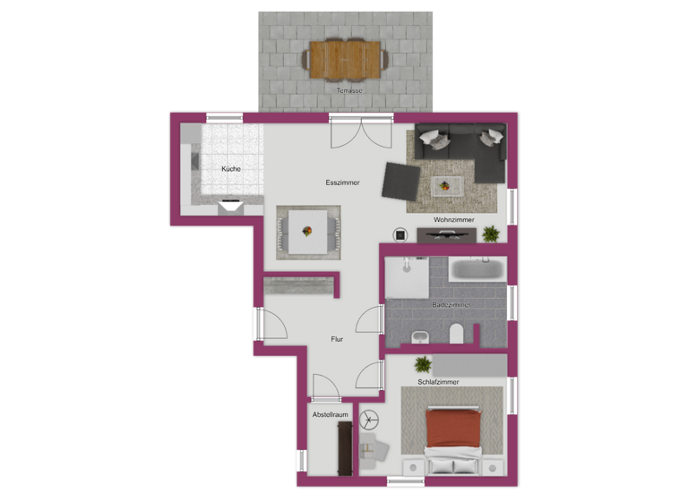 Wohnung zum Kauf 314.000 € 2 Zimmer 86,5 m² EG Büchlberg 94124