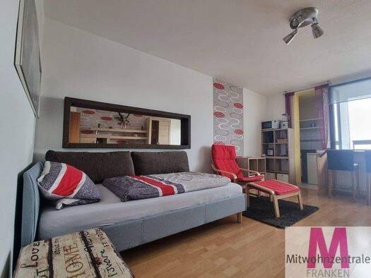 Studio zur Miete Wohnen auf Zeit 770 € 1 Zimmer 30 m² frei ab 01.04.2026 Tullnau Nürnberg 90402