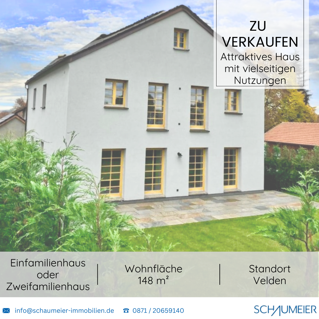 Einfamilienhaus zum Kauf provisionsfrei 750.000 € 5 Zimmer 148 m²<br/>Wohnfläche 505 m²<br/>Grundstück Velden Velden 84149