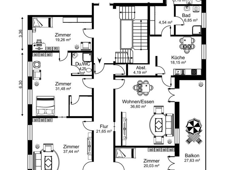 Wohnung zum Kauf 695.000 € 5 Zimmer 215 m²<br/>Wohnfläche Schopfheim Schopfheim 79650